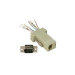 Rs232 9pin Male Serial To Rj45 Convert