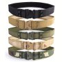 Military Style Tactical Belts Classic Camouflage Canvas Belt Unisex Adjustable Jeans Pants Belt For Women Men Outdoor