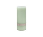 Plain Pillar Candle Mid - Green 7X17CM