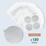 Coffee Accessories Foil Compatible For Nespresso 120 Pcs Foils