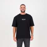 Old School Script Boxy Crew Tee-black - 3XL