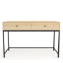 Leah Desk With 2 Drawers - White Oak