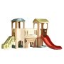 Multicolour Indoor-outdoor Castle-themed Slide Set Jungle Gym Fun Zone For 0-2 Yrs - Green Air