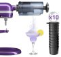 Jooke Shaved Ice Attachment For Kitchenaid Stand Mixer Kitchen Aid Ice Shaver Homemade Shaved Ice Maker Snow Cone Machine With 10 Reusable Ice Cube