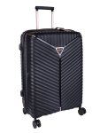 CELLINI Allure Hardshell Medium 4 Wheel Trolley Case Black