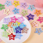 10 50 Pcs Y2K Star Bb Hair Clips - Metal Snap Clip For Stylish Hair Styling And Bangs Clips - Hair Accessories For Women