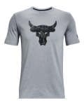 Men's Project Rock Brahma Bull Short Sleeve - Steel Light Heather XXL