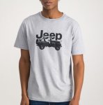 Jeep Mens Car Icon Print Tee - Black - 5XL