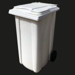 Wheelie Bin 240 White