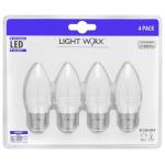 3W LED Candle B22 Cool 4PK