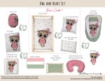 Cot Duvet Bedding Owl Heart Set