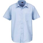 Mens Short Sleeve Washington Shirt Blue