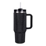 Toyfun Yif 40 Oz Bling Tumbler With Handlestraw And Lid Large Vacuum Insulated Leak Proof Double Walled Stainless Steel Glitter