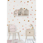 Kikki & Frankie Wall Decal Packs Pink Rainbow Irregular Dots