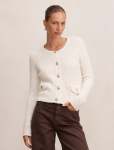 Celine Fluffy Stitch Cardigan - XL Cream