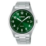 LORUS Sports Men's Quartz Watch Dark Green Sunray Dial