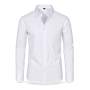 Men's Long-sleeve White Shirt In White