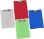 4PCS Semi- Plastic Clipboard File Organizer With Multi-function Clips