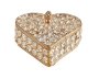 Crystal Jewelry / Makeup Box Storage Organizer Box - Heart Design