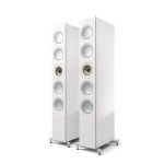 Reference 5 Meta Floorstanding Speakers – High-gloss White champagne