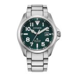 Eco-drive Titanium Green Dial Men's Drfess Watch BN0241-59W