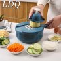 12 In 1 Multi-functional Vegetable Chopper Carrots Potatoes Manually Cut Shred Slicer Radish Grater Kitchen Tools Vegetable Cutter For Hotel/commercial Eid Al-adha Mubarak