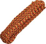 550 Parachute Cord Fireball 100FT RG006H