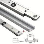 1 Set Aluminium Alloy T-track Slot Miter Track And Miter Bar Slider Kit Table Saw Miter Gauge Rod T-bar T-slot T-slider Woodwork