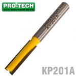 PRO-TECH Straight Bit 1 4' 6.35mm X 1' 25.4mm Two Flute Long 1 4' Shank