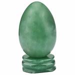 Mookaitedecor Green Aventurine Crystal Egg Polished Gemstone Figurines With Stone Stand