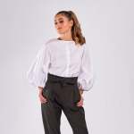 Eje Bubble Sleeve Blouse - 40