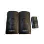 Digitech - Wireless Door Chime - 2 Recievers - Black