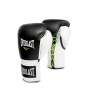 Everlast Powerlock Pro Laced Training Gloves - Black & White - 18OZ