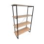 Nordic Home 4 Tier Bookcase