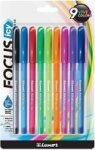 Focus Icy Ball Point Pen Set 9 Piece