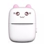 MINI Thermal Cat Face C9 Bluetooth Portable Pocket Printer Inkless 2 Colour - Pink