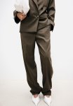 Tailored Wool Trousers - Green