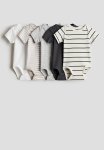 5-PACK Cotton Bodysuits - Multi
