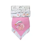 Every Baby 100% Cotton Bib And Headband Set - Unicorn