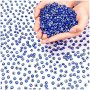 50pcs 6/8/10/12mm Blue Evil Eye Beads For Jewelry Making Resin Oval Beads For Protection
