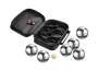 Quest 6PC Metal Boules Set Silver