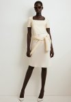 Square-neck Top - Light Yellow