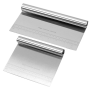 Stainless Steel Flour Cutter Two-pack With Markings 15CM And 22CM .