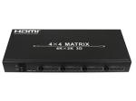 HDCVT 4x4 Hdmi 4k Matrix Over Hdbaset 100m Extender