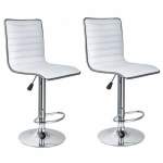 Smte Diamond Padded Stylish And Modern Bar Stool Set Of 2 With Keychain
