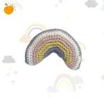 Rainbow - Pastel Rainbow Soft Toy Teddy No Hanging Loop