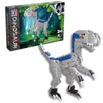 Dinosaur Building Blocks 231PC Velociraptor 2-IN-1