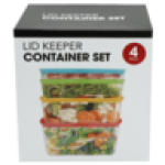 Keeper Container Set 4 Piece