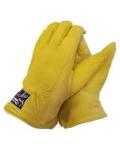 Pioneer Touch RIGGER143 Premium Cow Grain Leather Palm With Yellow Candy Back Safety Cuff