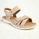 Ladies Adventure Strap Sandals - Taupe - 9